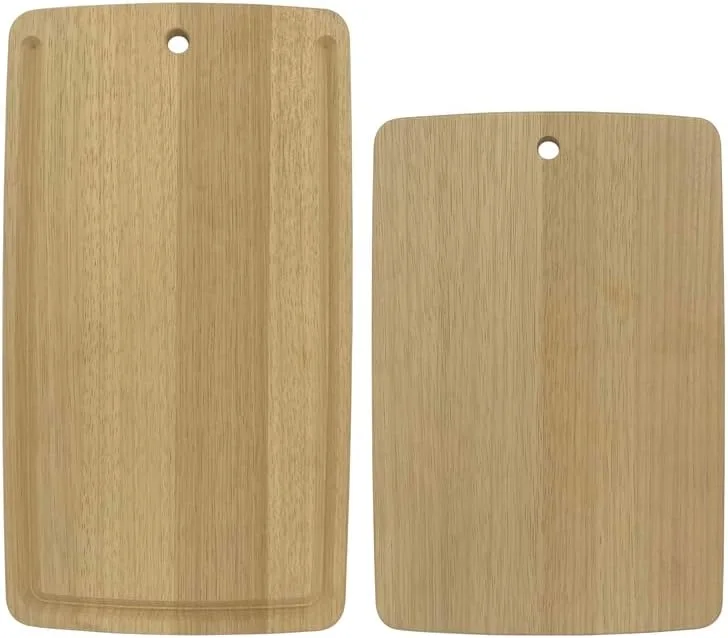 ترامونتينا Tramontina 2 Board Set Tauari Wooden Cutting Board |  Chopping Board | Durable & Eco-Friendly Premium Style